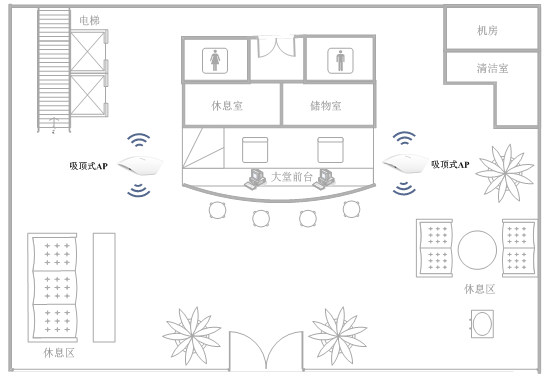 宾馆无线WiFi覆盖设计