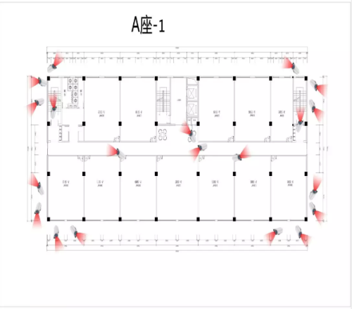 底楼监控布局